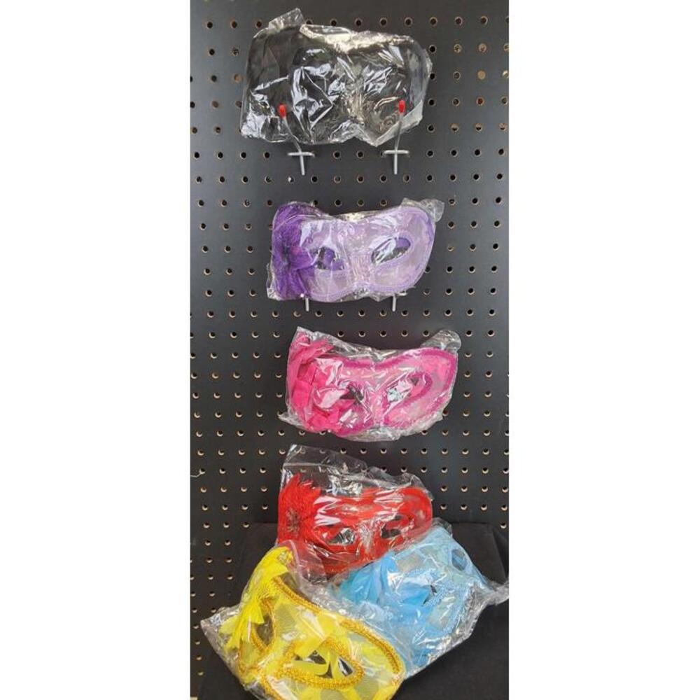 6 Pcs Colorful Lace Masquerade Masks for Prom & Costume